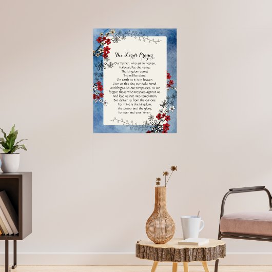 24x30 Het Onze Vader-posterprint Poster (Woonkamer 3)