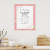 24x30 Het Poster van het Onze Vader (Keuken)