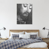 # 24x32 # White Frame# Lienzo Canvas Afdruk (Insitu (Slaapkamer))