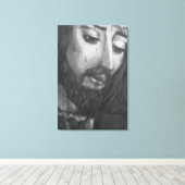 # 24x36 #Expresso Frame# Lienzo Canvas Afdruk (Insitu (Houten vloer))