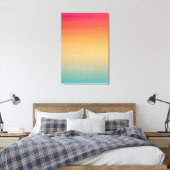 24x36 inch Modern Rainbow Sky Red Yellow Blue Canvas Afdruk (Insitu (Slaapkamer))