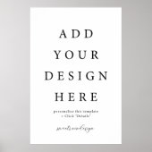 24x36-inch verticale/portretenteken voor Poster (Voorkant)