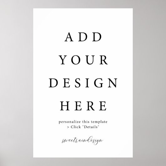 24x36-inch verticale/portretenteken voor Poster (Voorkant)