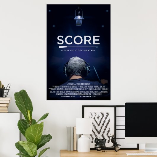 24x36 Poster SCORE: een documentaire over filmmuzi (Thuiskantoor)