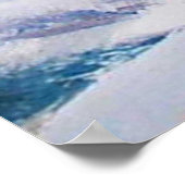 24x36 Poster van zeebaars, strand, oceaanschilderi (Hoek)