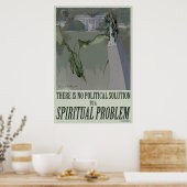 24x36 Spiritueel Probleem Politiek Poster (Keuken)