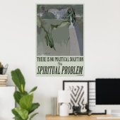 24x36 Spiritueel Probleem Politiek Poster (Thuiskantoor)