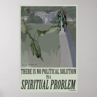 24x36 Spiritueel Probleem Politiek Poster