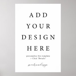 24x36" Verticaal/Portret Poster Bord