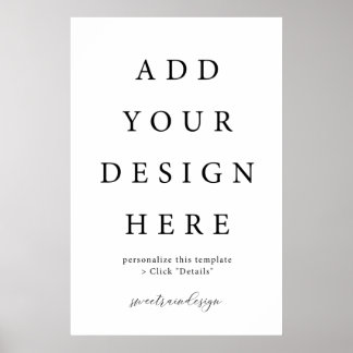 24x36" Verticaal/Portret Poster Bord