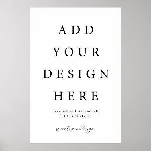 24x36" Verticaal/Portret Poster Bord (Voorkant)