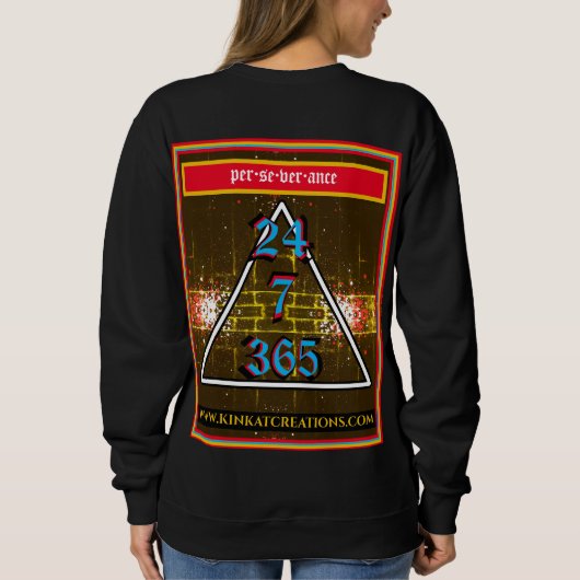 24X7X365 Perseverance  Trui (Achterkant)