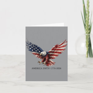 250 Amerika Jaren 1776 2026 Adelaar Usa Vlag 250st Kaart