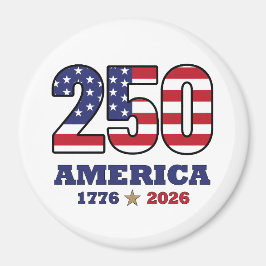 250 Amerika Patriotische Vlag Ontwerp | 1776 2026 Magneet