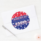 250 AMERIKA RONDE STICKER (Envelop)