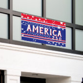250 AMERIKA Sterrenhemel Spandoek (Buitenkant Gebouw)