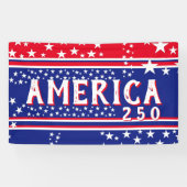 250 AMERIKA Sterrenhemel Spandoek (Horizontaal)