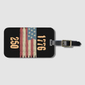 250 amerika T-Shirt Bagagelabel (Voorkant (horizontaal))