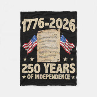 250 Amerikaanse Jaren Van Onafhankelijkheid 1776 2 Fleece Deken