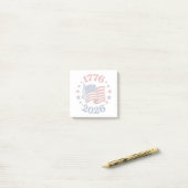 250 Amerikaanse Onafhankelijkheid Patriottische Vl Post-it® Notes (Op bureau)
