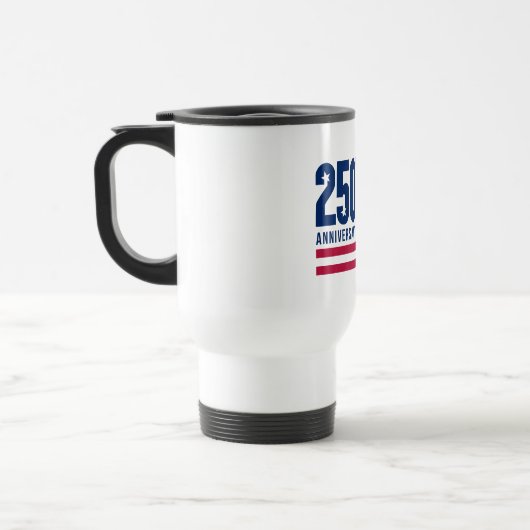 250 anniversary Flag Reisbeker (Links)