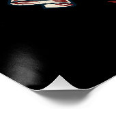 250 Baby! American Patriotic Eagle Flex 1776-2026 Perfect Poster (Hoek)