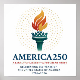 250 Birthday of the USA  Poster