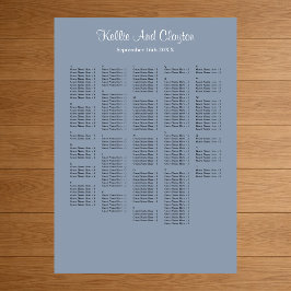 250+ Blue Simple Wedding Poster