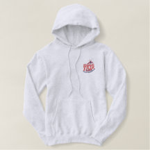 250 Geborduurde Heren Lichtgrijze Hoodie