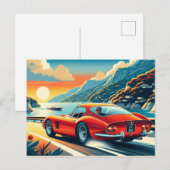 250 GTO Ferrari Inspiratie Briefkaart (Voorkant / Achterkant)