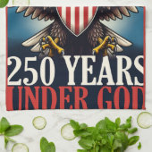 250 Independence Adelaar Embleem Banner Theedoek (Gevouwen)