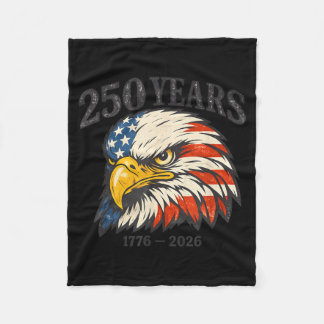 250 jaar 17762026 Eagle-jubileum onafhankelijkheid Fleece Deken