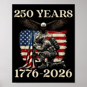 250 Jaar 1776 2026 250e Oude 4de Juli Poster