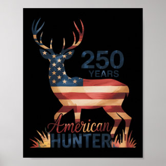 250 Jaar 1776-2026 250e Verjaardag Jagen  Poster
