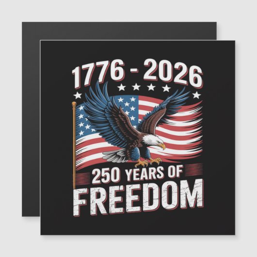 250 Jaar 1776 2026 250ste 4de Juli (Voorkant / Achterkant)