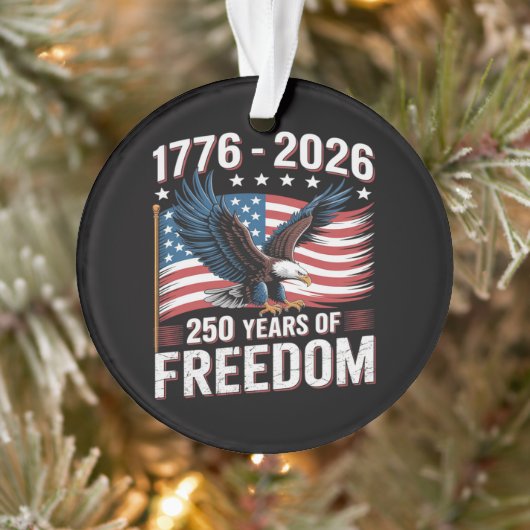 250 Jaar 1776 2026 250ste 4de Juli Ornament (Boom)