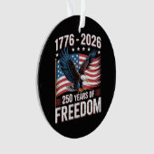 250 Jaar 1776 2026 250ste 4de Juli Ornament (voorkant)