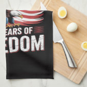 250 Jaar 1776 2026 250ste 4de Juli Theedoek (Quarter Fold)