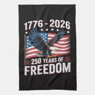 250 Jaar 1776 2026 250ste 4de Juli Theedoek