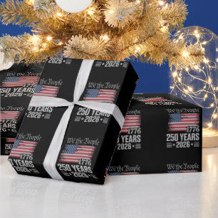 250 Jaar 1776 2026 250ste verjaardag 4 juli Cadeaupapier