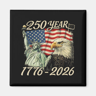 250 Jaar 1776 2026 250ste verjaardag 4 juli Magneet