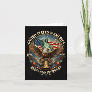 250 Jaar 1776-2026 250ste Verjaardag Adelaar Liber Kaart