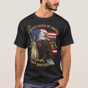 250 Jaar 1776-2026 250ste verjaardag Adelaar Liber T-shirt
