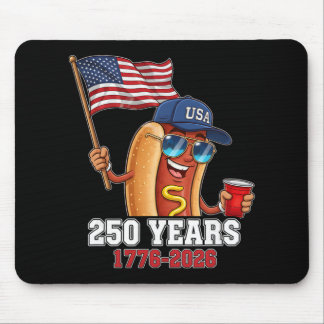 250 Jaar 1776-2026 250ste verjaardag Hotdog  Muismat