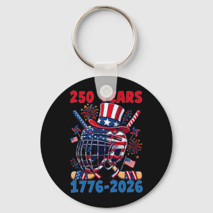 250 jaar 1776 2026 250ste verjaardag IJshockey Sleutelhanger