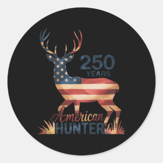 250 Jaar 1776-2026 250ste Verjaardag Jagen  Ronde Sticker