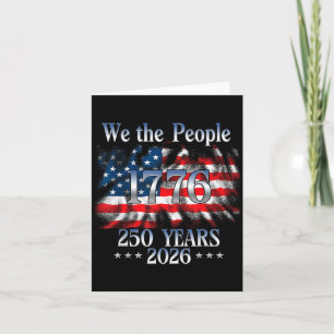 250 Jaar 1776-2026 250ste verjaardag USA Vlag We T Kaart