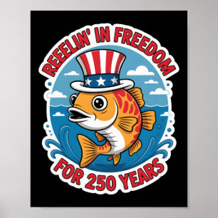 250 Jaar 1776-2026 250ste Verjaardag Vissen _1 Poster