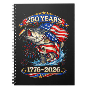 250 Jaar 1776-2026 Forelvissen Notitieboek