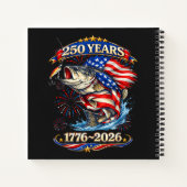 250 Jaar 1776-2026 Forelvissen Notitieboek (Achterkant)